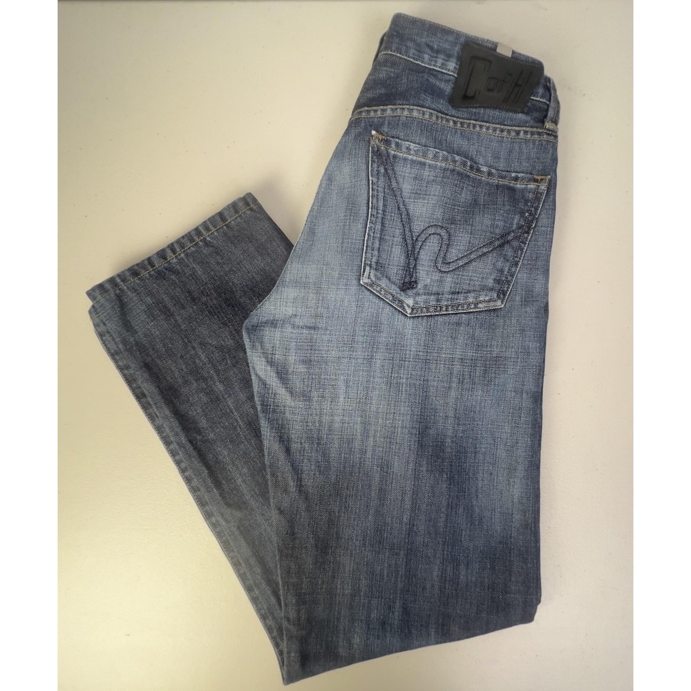Citizens Of Humanity Jeans Mens 33x30 Blue Perfect Straight Leg Casual Made USA